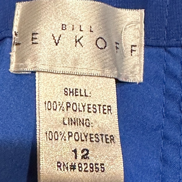 Bill Levkoff  Blue Wedding Evening Cocktail Party Maxi Strapless Dress S… - Picture 11 of 15